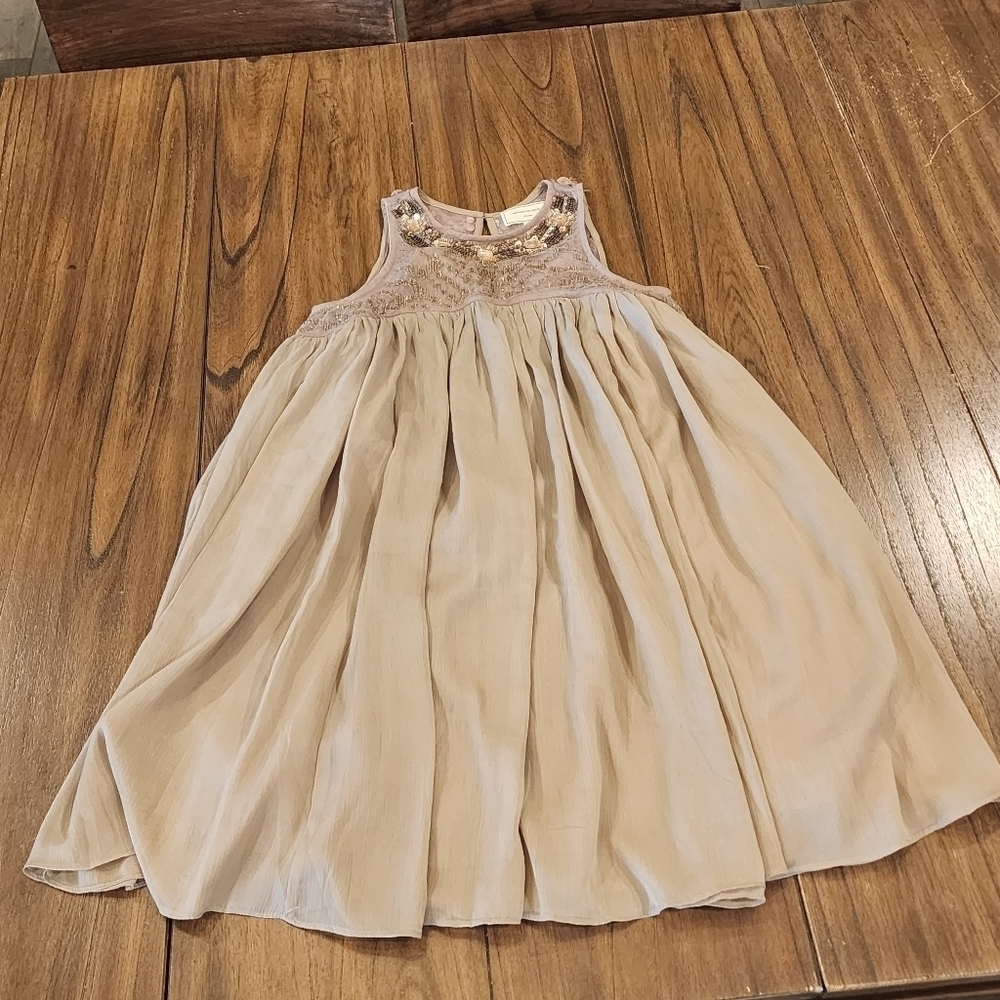 Anthropologie Moulinette Soeurs Sonora Trapeze halter Chiffon Flowy Mini Dress 0 - Picture 12 of 14